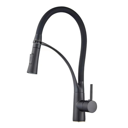 Robinet de Cuisine Nickel Brossé – Douchette Extractible, Mitigeur Monolevier, Eau Chaude & Froide